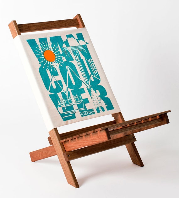 Items similar to Vancouver Beach Chair in Turquoise on Etsy
