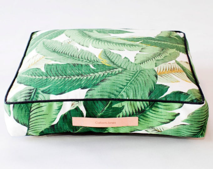 Square Floor Pillow With Leather Handle Floor Cushion Etsy