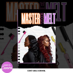 Hair Ebook - 25 Pages Wig Ebook, Hair Stylist Ebook, Lace Wig Class Manual, Wig Ebook Template, Done For You Ebook Brand and Resell, DFY PLR