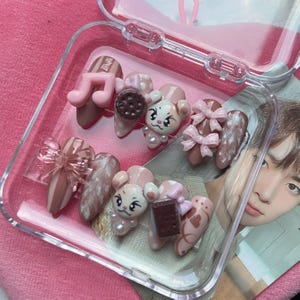 ENHYPEN Heeseung Handmade Press-On Nail Set