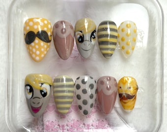 Derpy Hooves My Little Pony Handmade Press-On Nail Set
