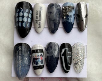 5SOS 2010s Everyone’s A Star! Tumblr Handmade Press-On Nails