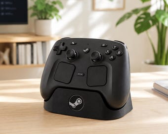 Steam Controller 2 Dock / Halterung – Premium Controller Ständer für Steam Controller – Ladestation & Display Stand – 3D Druck Zubehör