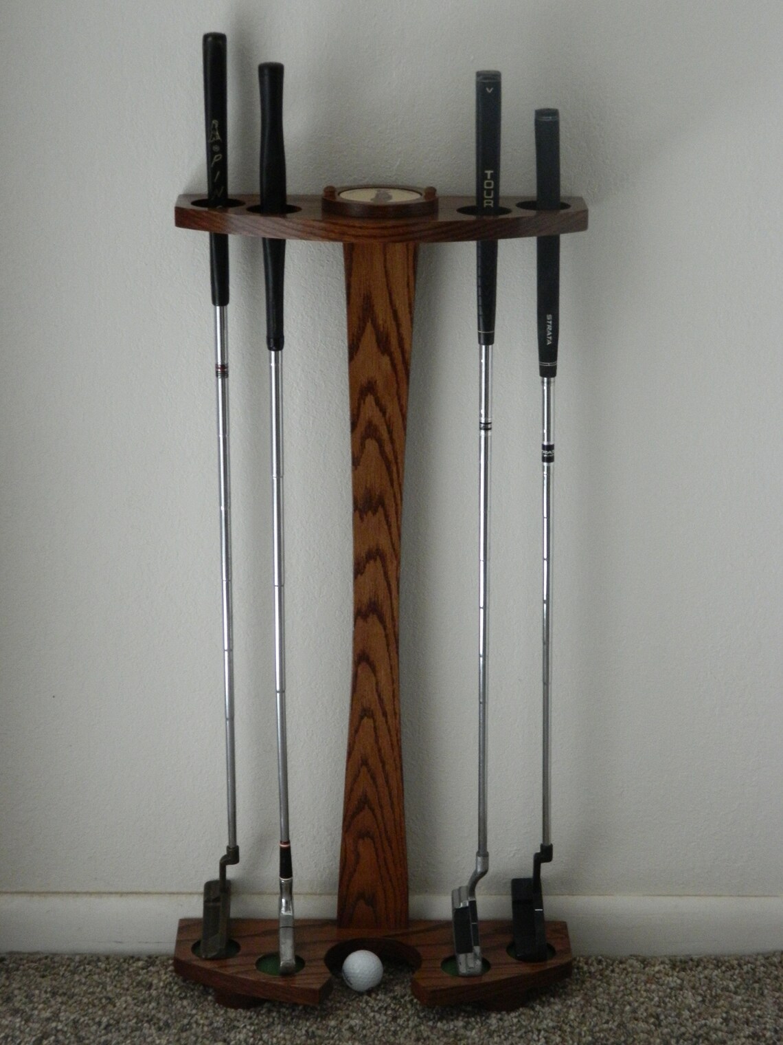Golf club putters display stand rack putting practice Etsy