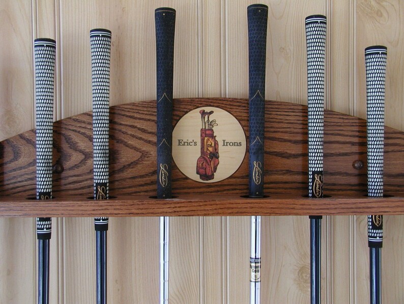 Golf Club putter Display Rack 8 clubputter Personalized Etsy
