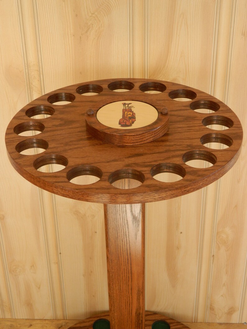 Golf clubputter display rack.ROTATING Personalized. 16 Etsy