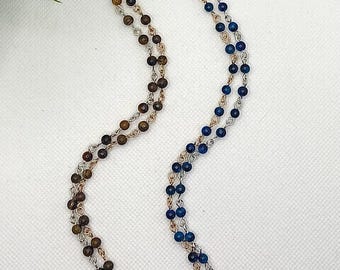 Ankle Bracelet - Tiger eye