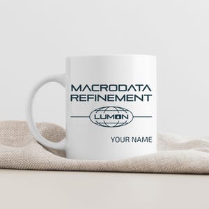 Custom Name Lumon Company Mug, Lumon  Macrodata Refinement Cup, Personalized Severance Mug, Severance Series Gift, Severance Coffee Mug
