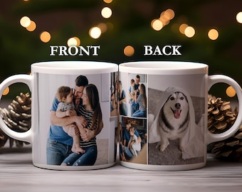 Custom Photo and Text Mug, Personalized Picture Mug, Custom Gift Mug, Ceramic Coffee Mug, Birthday Gift, Custom Family Gift, Pet Photo Mug