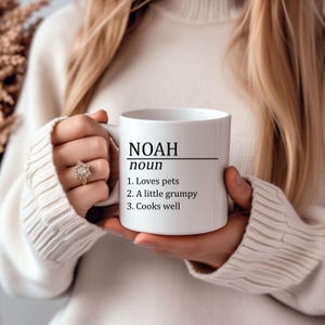Custom Name Definition Mug, Personalize Name Coffee Mug With Custom Definition, Custom Name Mug, Name Meaning Mug, Funny Name Definition Cup