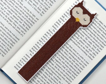 Owl bookmark - cross stitch pattern -  Instant download PDF