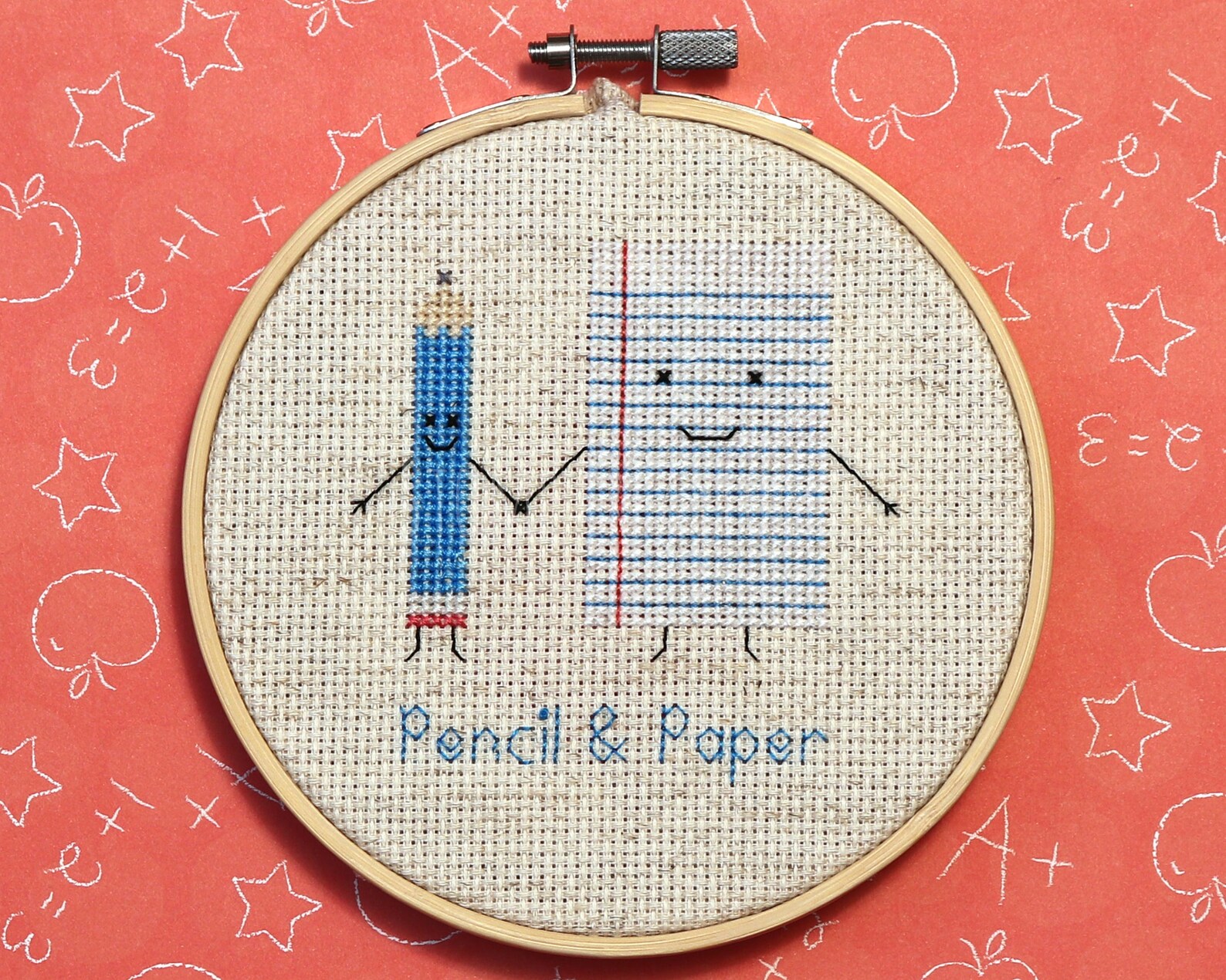 Pencil & Paper Cross Stitch Pattern Instant Download PDF Etsy