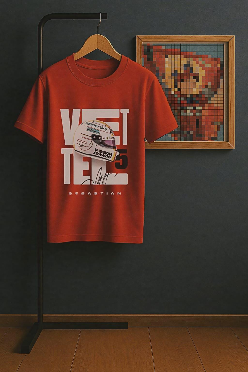 Inspired by Sebastian Vettel, Unisex Heavy Cotton T-shirt for