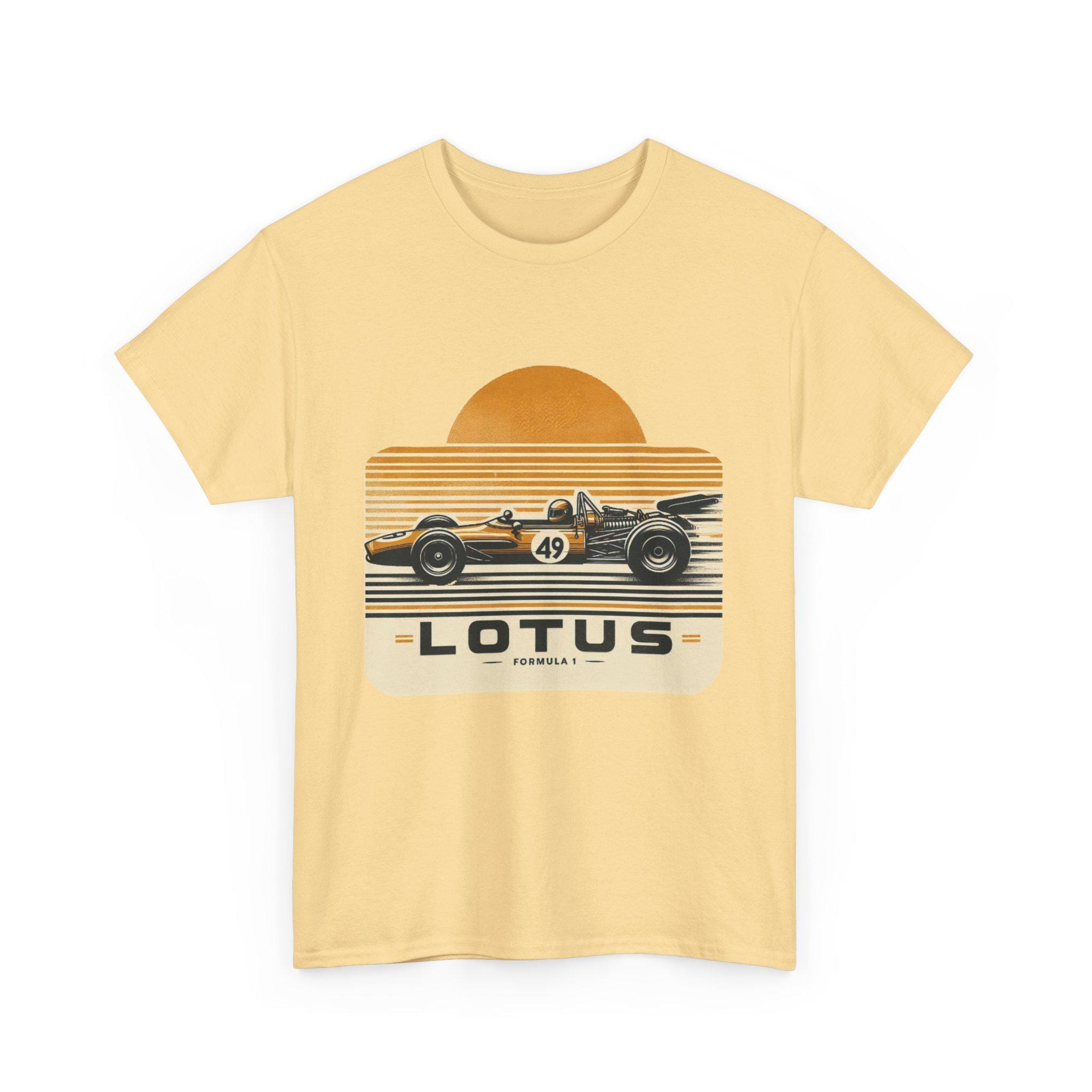 RetroClassic 1967 Lotus 49 Classic Sports Car Men's T-Shirt - 100% Cotton, Crew Neck, Vintage Design