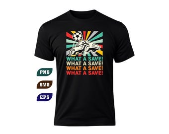 Lustig Raketen Auto Fußball SVG: Gamer-Shirt Design (Digitaler Download)
