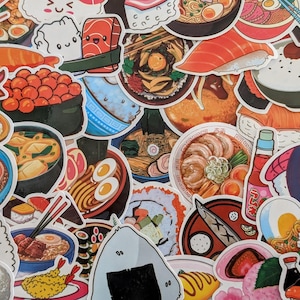 Food Stickers, Dessert Stickers, Snack Stickers, Fast food Stickers, Mystery Pack, Stickers, Kawaii Stickers, Cute Stickers, Laptop Stickers