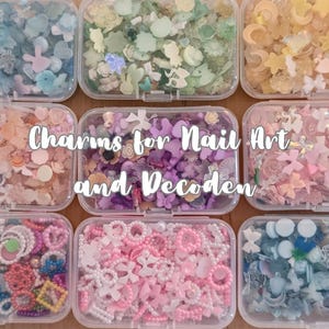 Ciondoli per unghie, Ciondoli per unghie carini, Ciondoli per unghie kawaii, Ciondoli Decoden, Ciondoli 3D, Ciondoli all'ingrosso, Accessori per unghie, Cabochon, Ciondoli spazzatura