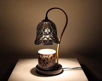 Adjustable Height Candle Warmer Lamp with Timer, Home Decor