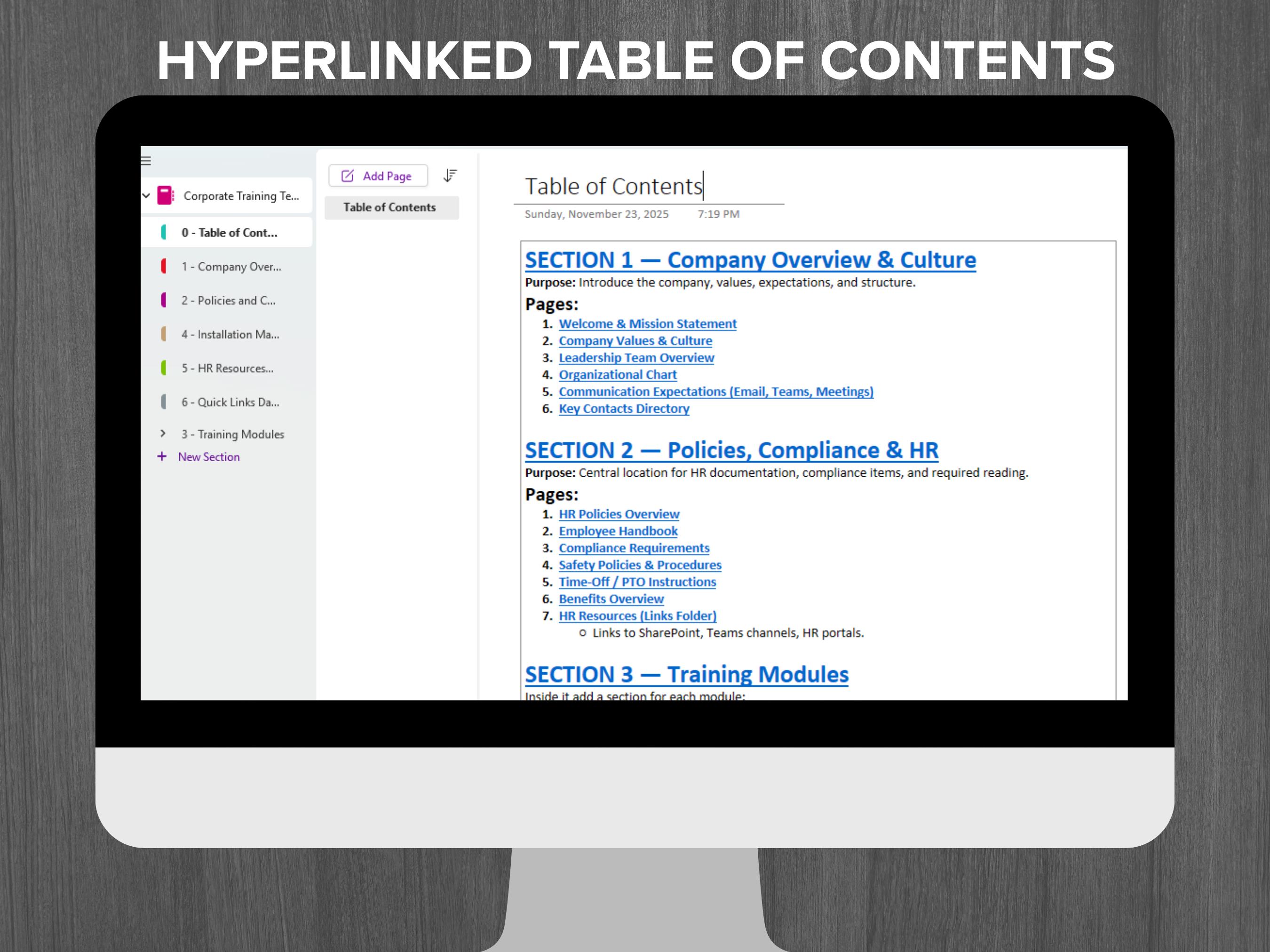Team Onenote Example Onenote Employee Onboarding Template, New Hire Checklist, Team ...