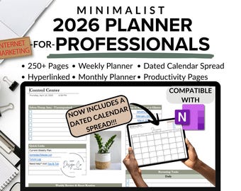OneNote-mall 2026, OneNote-projektledning, uppgiftsspårare, digital projektmålplanerare, Eisenhower-matris, OneNote-mall för arbete