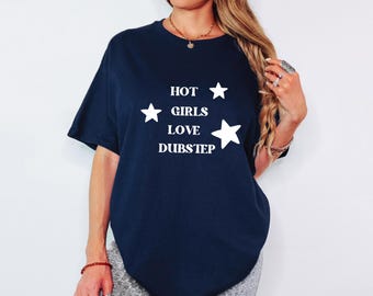 Y2K dubstep grafische crop top: EDM Rave Festival-T-shirt