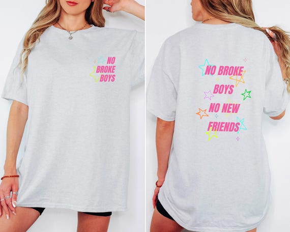 Novel core FRiENDS T-Shirt サイズXL No Broke Boys No New Friends Shirt: EDM Rave Festival Tee - Etsy
