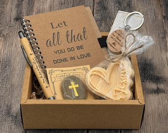 Christian Gift Box - Comfort in Faith - Notebook & Pen