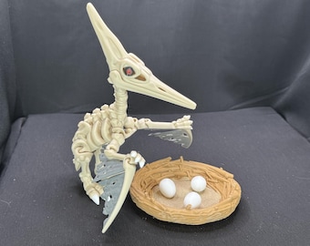 Pteranodon Skeleton 3D Printed & Articulated