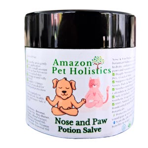Nose+Paw Potion – All-Natural Pet Balm for Dry Noses & Cracked Paws | Organic | Soothing | Lick-Safe | Salve | Dog Paw Balm | Nose Butter