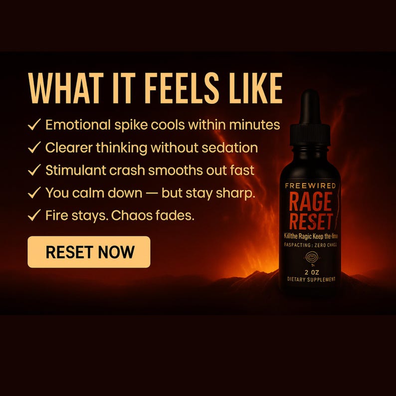 Rage Reset Drive Drops | Stress Relief Tincture | Calm Focus Liquid | Ashwagandha + L-Theanine | Zero Crash image 10