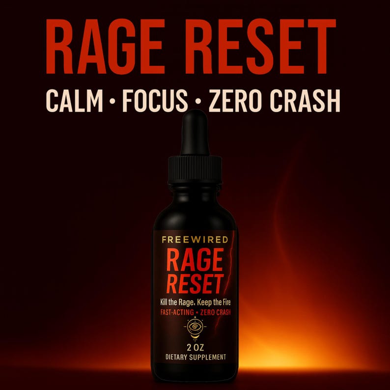 Rage Reset Drive Drops | Stress Relief Tincture | Calm Focus Liquid | Ashwagandha + L-Theanine | Zero Crash image 6