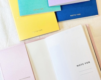 Travelers Notebook Inserts Weekly Monthly Daily Dot Grid Lined Blank Paper Regular Size Stationery