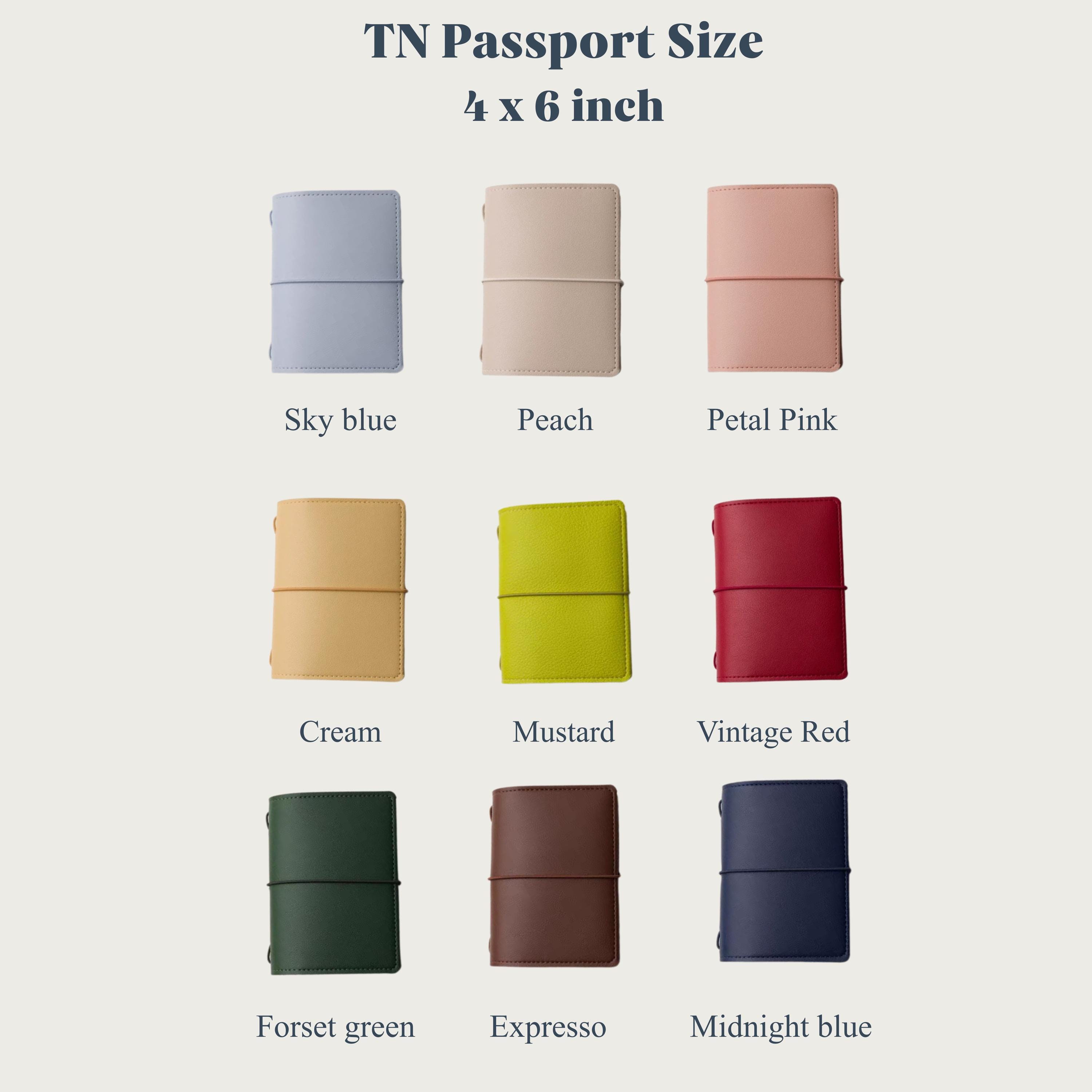 Portable Leather Traveler's Notebook | 2 Inserts for Journaling ...