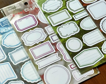 Woodgrain Specialty Paper Label Stickers Vintage Border Notes For Journals Planners Scrapbooks And Packaging