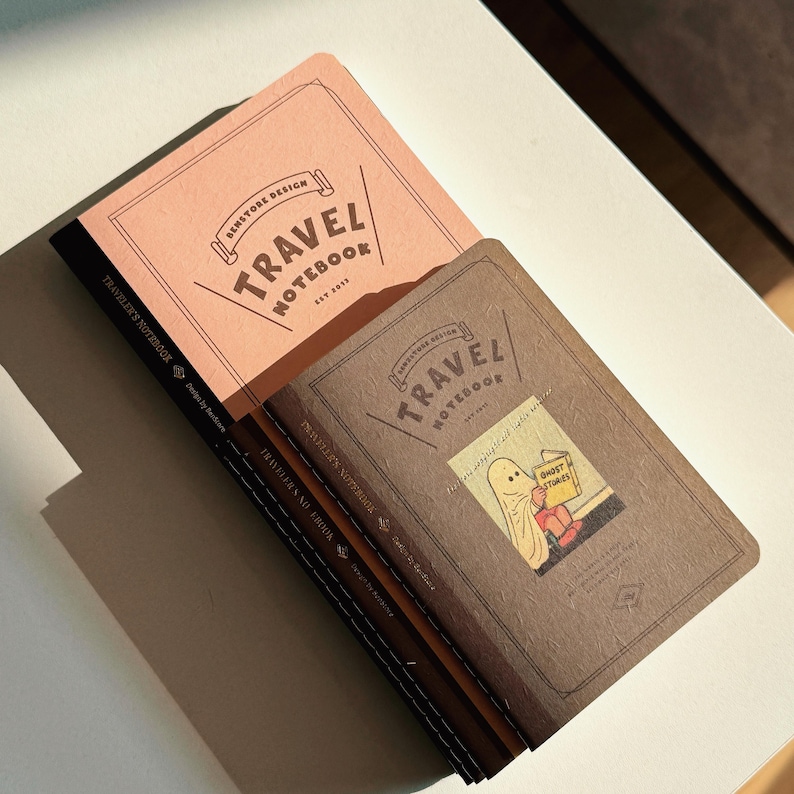 Inserciones para cuaderno de viajero | Impresión vintage: Diario en blanco/cuadriculado para viajes y escritura creativa imagen 4