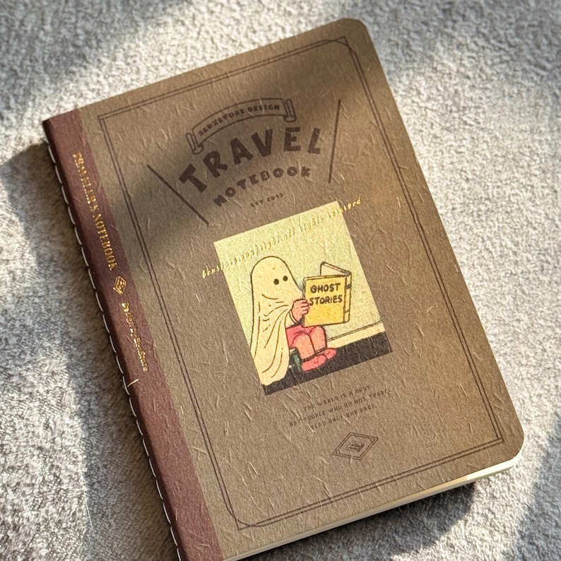 Inserciones para cuaderno de viajero | Impresión vintage: Diario en blanco/cuadriculado para viajes y escritura creativa imagen 12