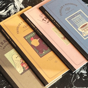 Inserciones para cuaderno de viajero | Impresión vintage: Diario en blanco/cuadriculado para viajes y escritura creativa imagen 3