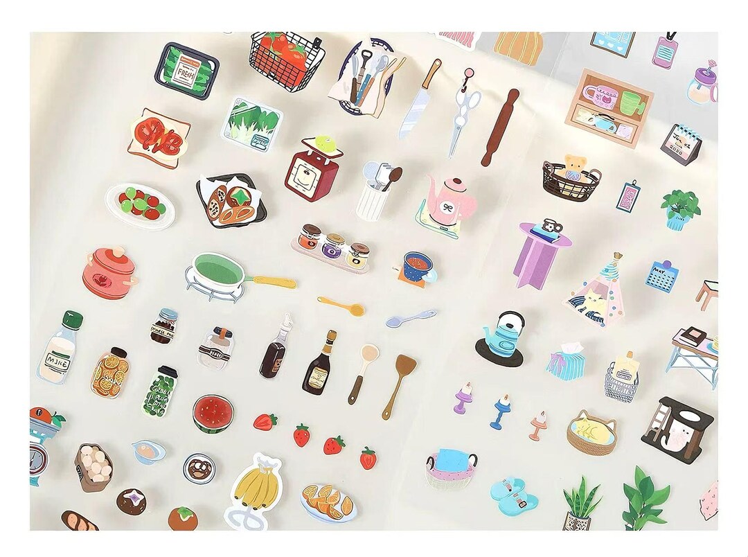 Little Life Series Sticker Sheets - 8 Styles, Journaling Decals for ...