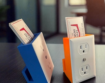 Elektriker Visitenkartenhalter