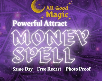 Money Spell, Powerful Fast Same Day Cast, Candle Burning for Wealth, Financial Spell