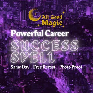 Powerful Career Success Spell for Goals, Business Growth, Employment and Success, Attract Dream Job