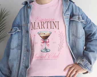 Camiseta Espresso Martini Coquette, Tini Time, Camisa Espresso, Martinis Espresso, Top Espresso Martini, Regalo para Amantes del Martini