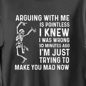 Arguing with me is pointless I knew i was wrong 10 minutes ago I&#39;m just trying to make you mad now Png, Funny Saying png, Sarcastic Quote