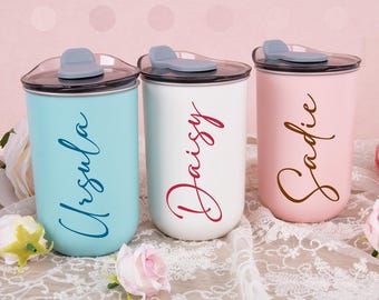 Personalized Tumbler, Custom Wine Tumbler with Lid, Bachelorette Party, Stainless Steel Cup,Wedding Gifts