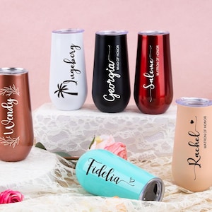 Personalized Champagne Flute Tumbler,Bridesmaid Champagne Flutes,Logo Champagne Tumbler,Bachelorette Party Gift,Christmas Gift