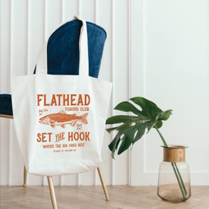 Fischer Tote, Geschenk für Fischer, Canvas Tote, Fischer Ästhetik, stilvolle Einkaufstasche, Strandtasche für Fischliebhaber, Fischer Ästhetik