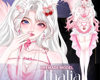Thalia /Premade Vtuber Model/Fully Rigged 8 exp