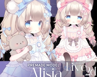 Alisia /Premade Vtuber Model/Fully Rigged 12 exp