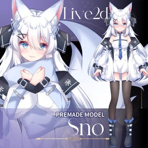 Sno /Vorgefertigtes Vtuber Model/Vollständig Getakelt 4 Erw