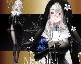 Margaret/Premade Vtuber Model/Fully Rigged 24+exp